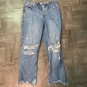 5/$25 SALE We The Free Size 29 Distressed Blue Jeans